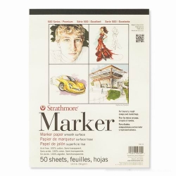 Strathmore - Strathmore Marker Paper 50 Yaprak 50g 500 Series 35.6x43.2