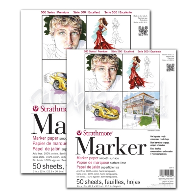 Strathmore Marker Paper 50 Yaprak 50gr 500 Series - 1
