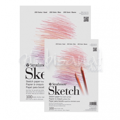 Strathmore Sketch 100 Yaprak 74 g 200 Series - 1