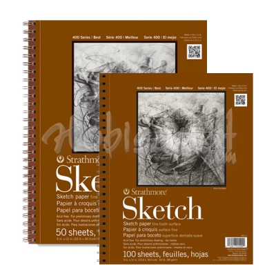 Strathmore Sketch Spiralli Blok 89 g 400 Series - 1