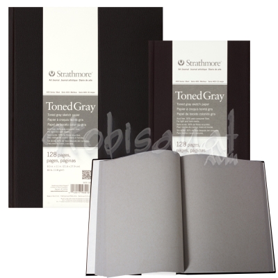 Strathmore Toned Gray Hardbound 128 Yaprak 118 g 400 Series - 1