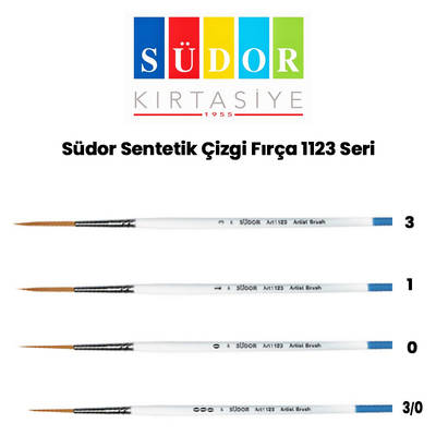 Südor 1123 Seri Sentetik Çizgi Fırça