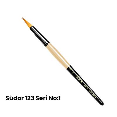 Südor 123 Seri Sentetik Yuvarlak Uçlu Fırça No 1