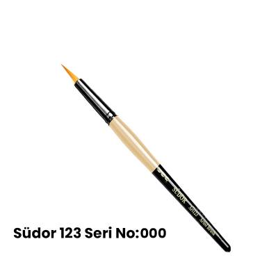 Südor 123 Seri Sentetik Yuvarlak Uçlu Fırça No 3/0