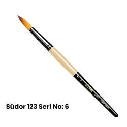 Südor - Südor 123 Seri Sentetik Yuvarlak Uçlu Fırça No 6