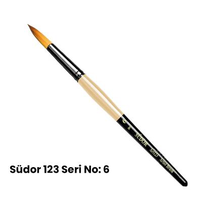 Südor 123 Seri Sentetik Yuvarlak Uçlu Fırça No 6