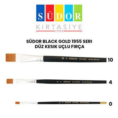 Südor Black Gold 1955 Seri Düz Kesik Uçlu Fırça