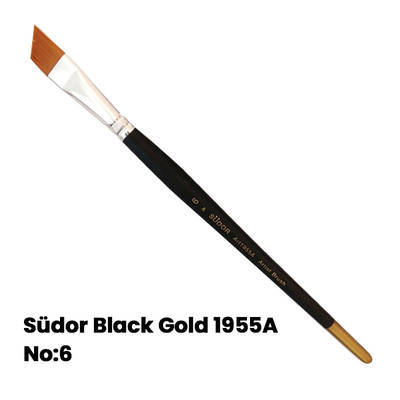 Südor 1955A Seri Yan Kesik Uçlu Fırça No:6