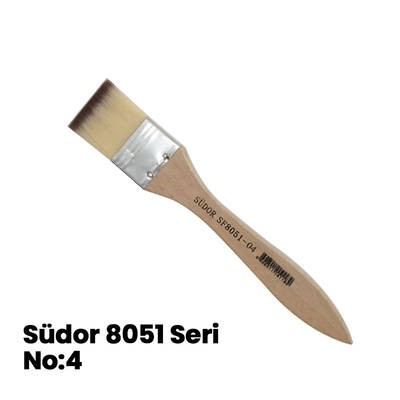Südor 8051 Seri Zemin Fırçası Taklon No 4