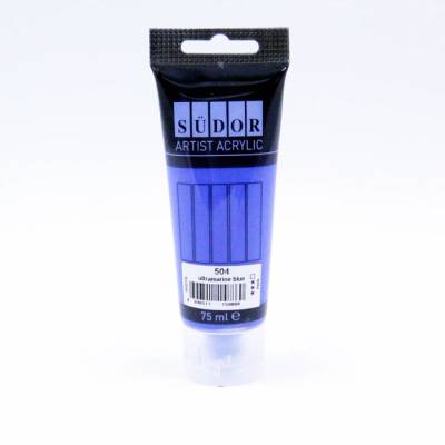 Südor Akrilik Boya 75ml Tüp 504 Ultramarin Mavi