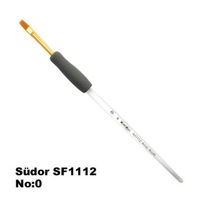 Südor SF1112 Seri Desen Düz Kesik Uçlu Fırça No 0