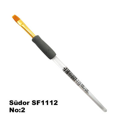 Südor SF1112 Seri Desen Düz Kesik Uçlu Fırça No 2