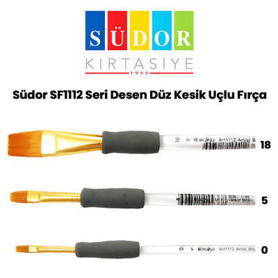 Südor SF1112 Seri Desen Düz Kesik Uçlu Fırça