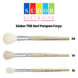 Südor - Südor 758 Seri Ponpon Fırça