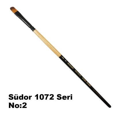 Südor 1072 Seri Kedi Dili Yağlı Boya-Akrilik Boya Fırçası No 2