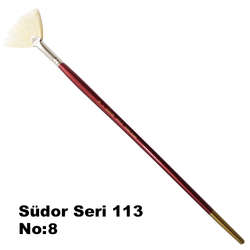 Südor - Südor Seri 113 Yelpaze Fırça No:8