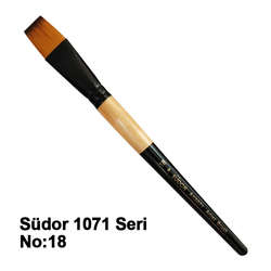 Südor - Südor 1071 Seri Akrilik ve Yağlı Boya Fırçası No 18
