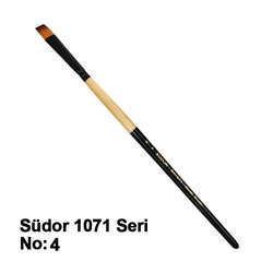 Südor - Südor 1071 Seri Akrilik ve Yağlı Boya Fırçası No 4