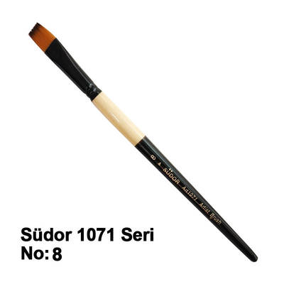 Südor 1071 Seri Akrilik ve Yağlı Boya Fırçası No 8