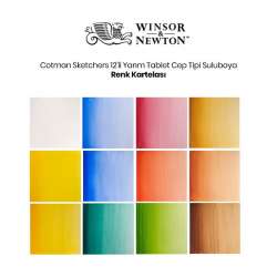 Winsor&Newton Cotman Sketchers Sulu Boya Seti Defter Hediyeli - 4