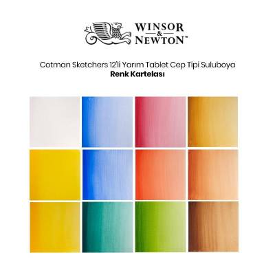 Winsor&Newton Cotman Sketchers Sulu Boya Seti Defter Hediyeli