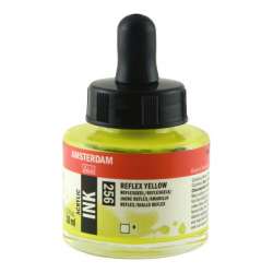 Amsterdam - Talens Amsterdam Acrylic Ink 30ml 256 Reflex Yellow