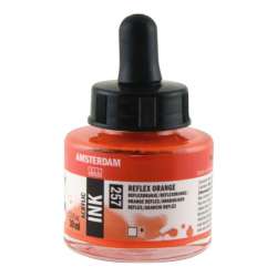 Amsterdam - Talens Amsterdam Acrylic Ink 30ml 257 Reflex Orange