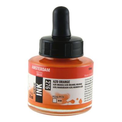 Talens Amsterdam Acrylic Ink 30ml 276 Azo Orange