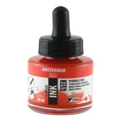 Amsterdam - Talens Amsterdam Acrylic Ink 30ml 315 Pyrrole Red