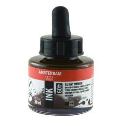 Amsterdam - Talens Amsterdam Acrylic Ink 30ml 409 Burnt Umber