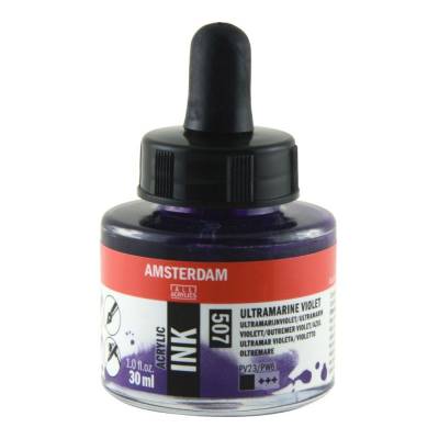 Talens Amsterdam Acrylic Ink 30ml 507 Ultramarine Violet