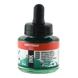 Amsterdam - Talens Amsterdam Acrylic Ink 30ml 615 Emerald Green