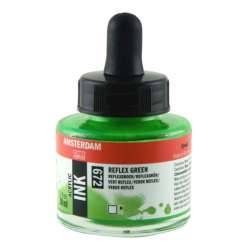 Amsterdam - Talens Amsterdam Acrylic Ink 30ml 672 Reflex Green