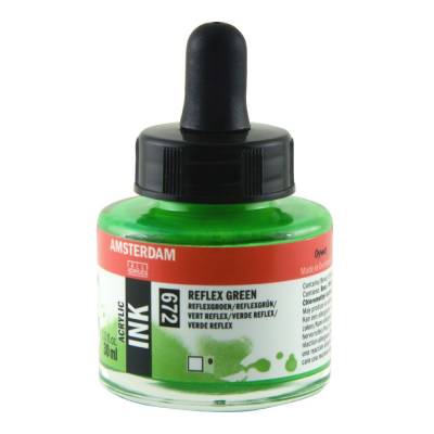 Talens Amsterdam Acrylic Ink 30ml 672 Reflex Green