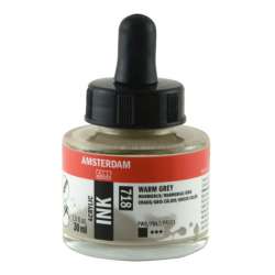 Amsterdam - Talens Amsterdam Acrylic Ink 30ml 718 Warm Grey