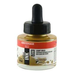 Amsterdam - Talens Amsterdam Acrylic Ink 30ml 802 Light Gold