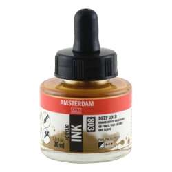 Amsterdam - Talens Amsterdam Acrylic Ink 30ml 803 Deep Gold