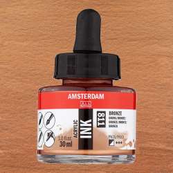 Amsterdam - Talens Amsterdam Acrylic Ink 30ml 811 Bronze