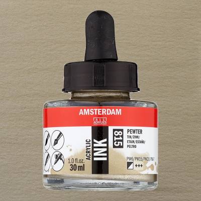 Talens Amsterdam Acrylic Ink 30ml 815 Pewter