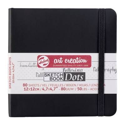 Talens Art Creation Dot Sketch Book Nokta İzli Çizim Defteri Dikey 80 Yaprak 80g 12x12cm