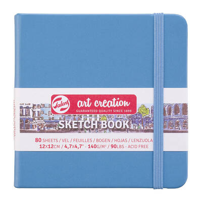 Talens Art Creation Sketch Book 12x12cm 140g 80 Yaprak Açık Mavi