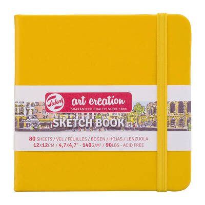 Talens Art Creation Sketch Book 12x12cm 140g 80 Yaprak Altın Sarısı