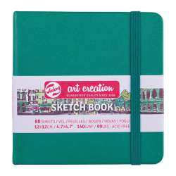 Art Creation - Talens Art Creation Sketch Book 12x12cm 140g 80 Yaprak Forest Green