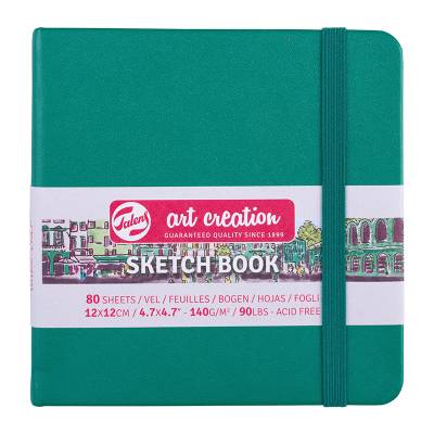 Talens Art Creation Sketch Book 12x12cm 140g 80 Yaprak Forest Green