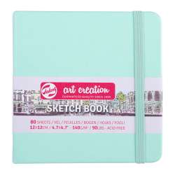 Art Creation - Talens Art Creation Sketch Book 12x12cm 140g 80 Yaprak Fresh Mint