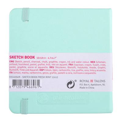 Talens Art Creation Sketch Book 12x12cm 140g 80 Yaprak Fresh Mint