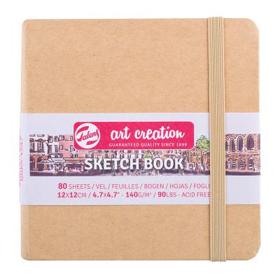 Talens Art Creation Sketch Book 12x12cm 140g 80 Yaprak Kraft