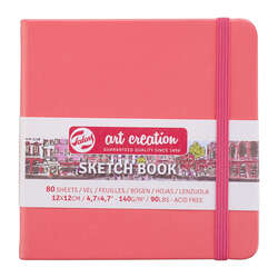 Art Creation - Talens Art Creation Sketch Book 12x12cm 140g 80 Yaprak Mercan