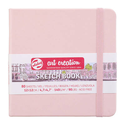 Talens Art Creation Sketch Book 12x12cm 140g 80 Yaprak Pastel Pembe