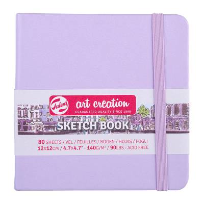 Talens Art Creation Sketch Book 12x12cm 140g 80 Yaprak Pastel Violet